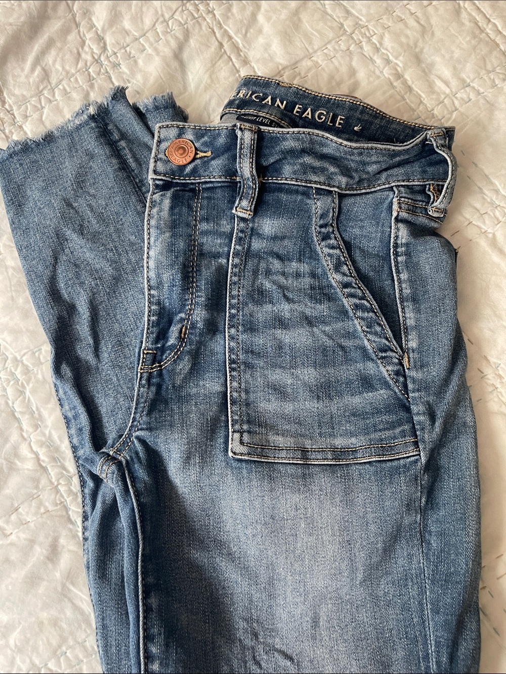 American Eagle Outfitters Women's Medium Blue Jeans
